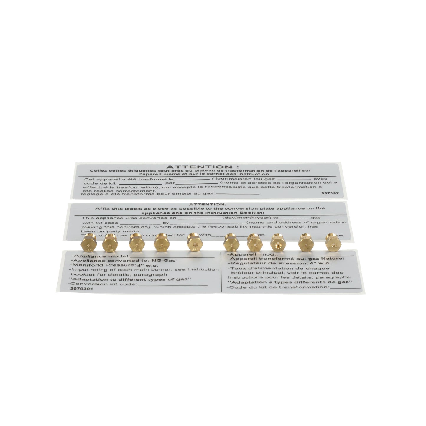 Bertazzoni Range Conversion Kit - 9100131