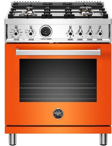 Bertazzoni PROF304DFSART Professional Series 30 Inch Freestanding Dual Fuel Range with 4 Sealed Burners