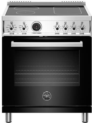 Bertazzoni PROF304INSNET Professional Series 30 Inch Freestanding Induction Range with 4 Heating Zones