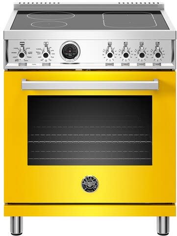 Bertazzoni PROF304INSGIT Professional Series 30 Inch Freestanding Induction Range with 4 Heating Zones