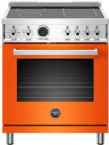 Bertazzoni PROF304INSART Professional Series 30 Inch Freestanding Induction Range with 4 Heating Zones