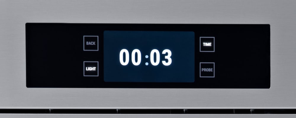Bertazzoni PROF30FDEXT Professional Series 30 Inch Double Convection Electric Wall Oven with 8.2 Cu. Ft. Total Capacity
