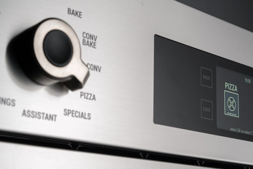 Bertazzoni PROF30FDEXT Professional Series 30 Inch Double Convection Electric Wall Oven with 8.2 Cu. Ft. Total Capacity
