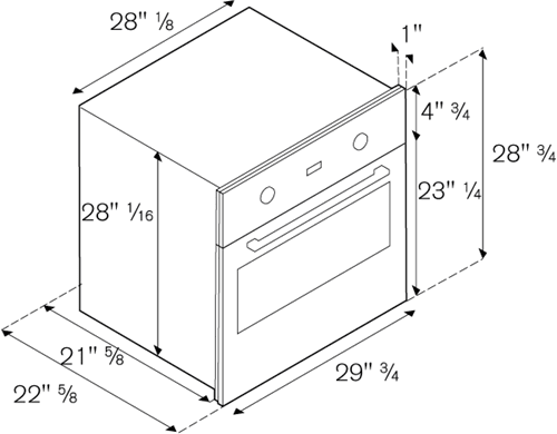 Bertazzoni PROFS30XV Professional Series 30 Inch Single Electric Wall Oven with 4.1 cu. ft. Capacity