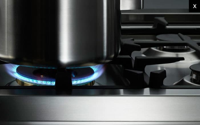 Bertazzoni PRO365GASXLP01 Professional Series 36 Inch Pro-Style Gas Range with 4.4 cu. ft. Convection Oven