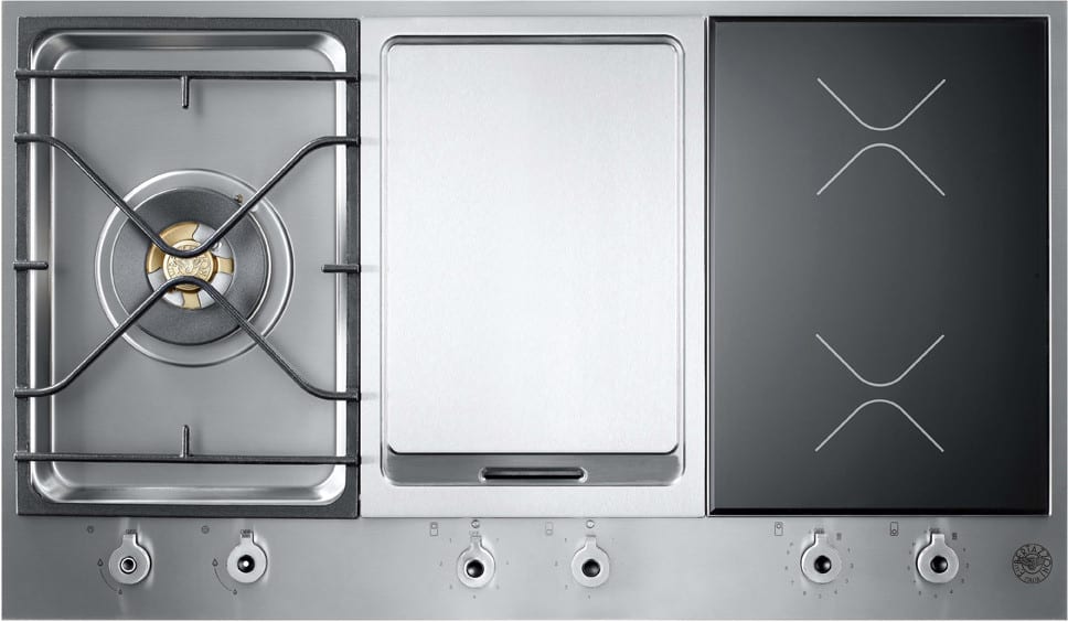 Bertazzoni PM361IGX Professional Series 36 Inch Natural Gas Cooktop with Griddle