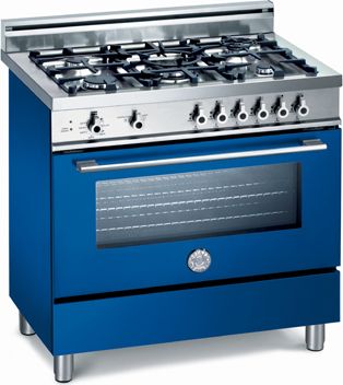 Bertazzoni X365GGVBLFR/01 Professional Series 36 Inch Pro-Style Gas Range with 5 Sealed Burners