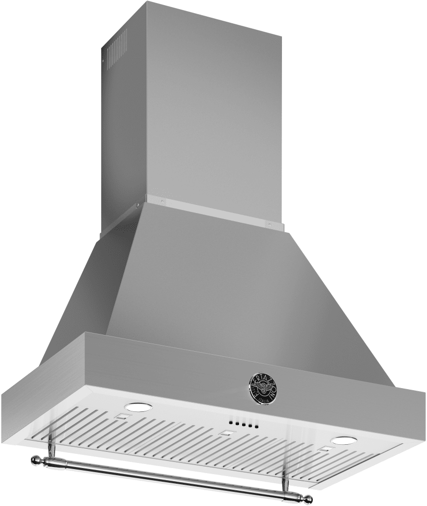 Bertazzoni K36HERTX Heritage Series 36 Inch Wall Mount Range Hood with 3-Speed Blower 600 CFM