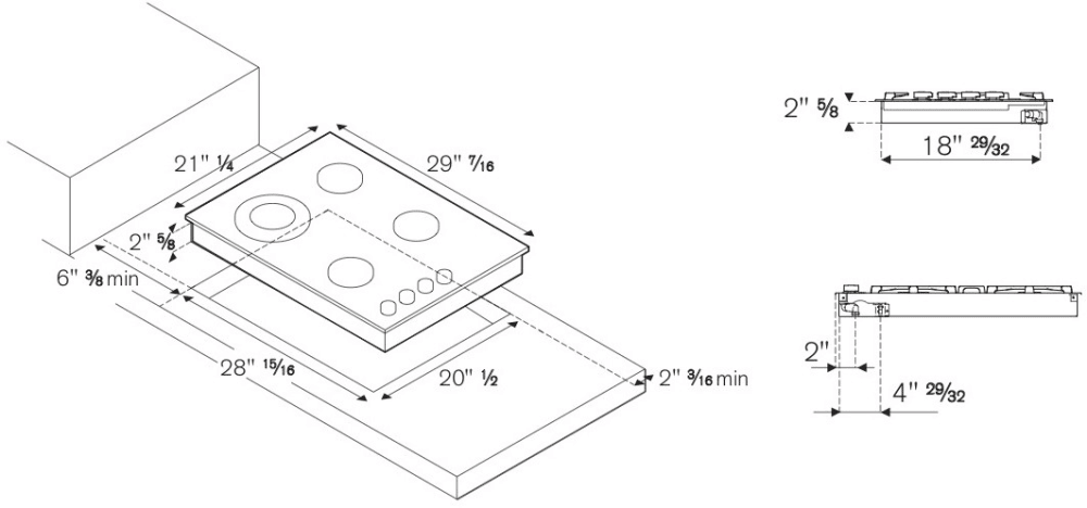 Bertazzoni QB30400X Professional Series 30 Inch Gas Cooktop with 4 Sealed Burners