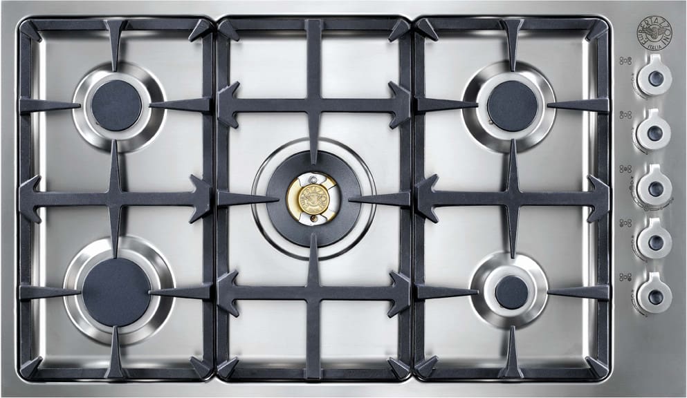 Bertazzoni QB36500X Master Series 36 Inch Gas Cooktop with 5 Sealed Burners