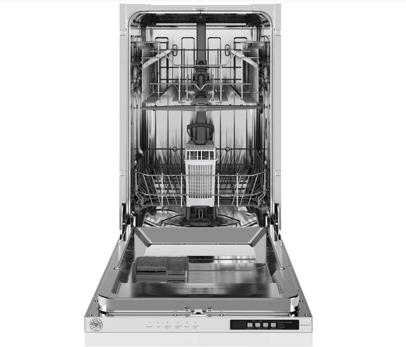 Bertazzoni DW18S2IPV 18 Inch Fully Integrated Built-In Panel Ready Dishwasher with 8 Place Setting Capacity