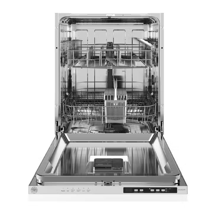 Bertazzoni DW24S2IPB 24Inch Fully Integrated Built-In Dishwasher with 8 Place Setting Capacity