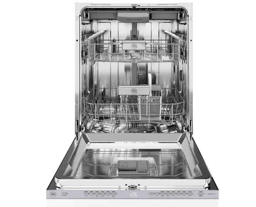 Bertazzoni DW24T3IPV 24 Inch Fully Integrated Built-In Panel Ready Dishwasher with 15 Place Setting