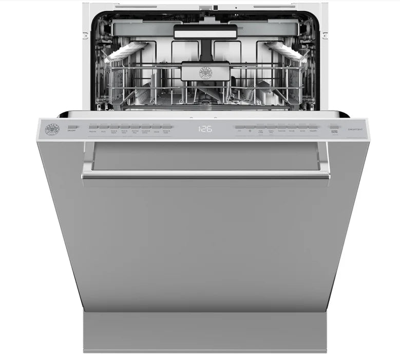 Bertazzoni DW24T3IXT 24 Inch Fully Integrated Built-In Dishwasher with 16 Place Setting Capacity