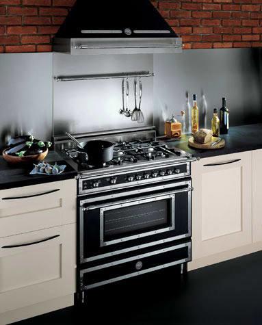 Bertazzoni H304GGVVIFR Heritage Series 30 Inch Traditional-Style Gas Range with 4 Sealed Burners