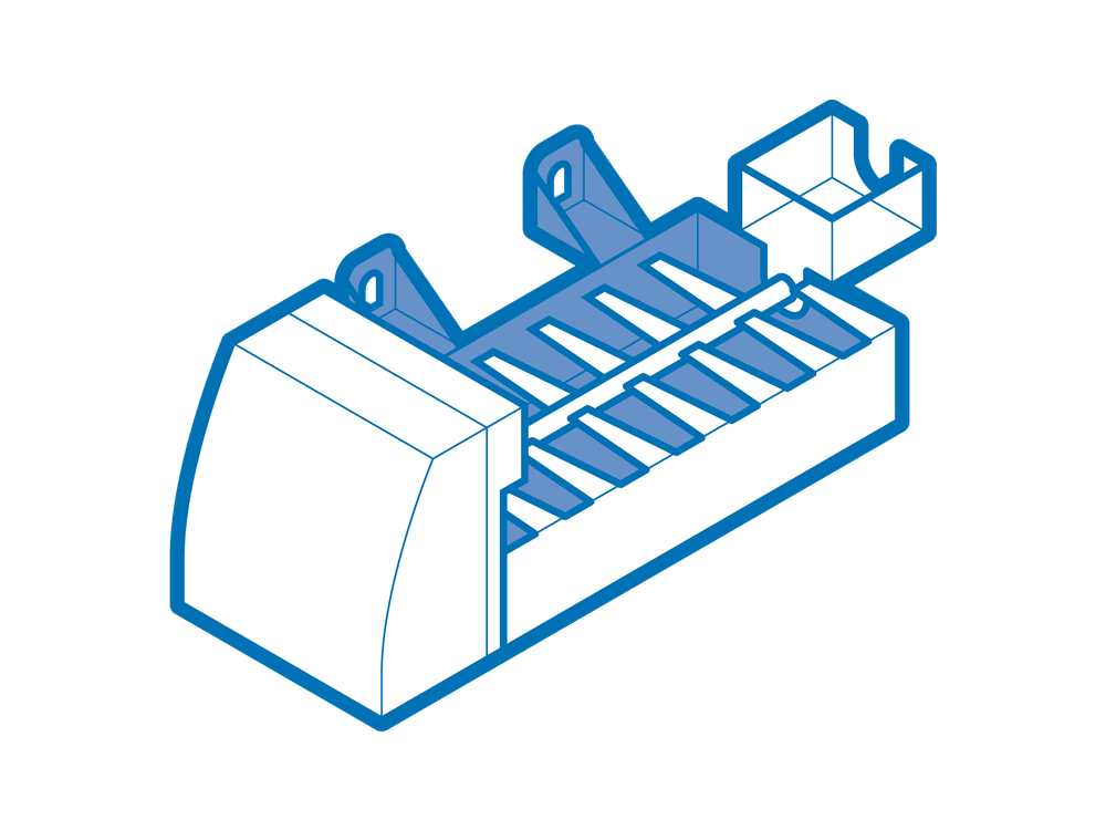 Bertazzoni Z300438 Refrigerator Ice Maker Assembly