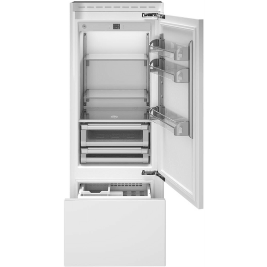Bertazzoni REF30BMBIXRT 30-Inch Built-In Bottom Mount Refrigerator