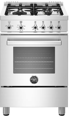 Bertazzoni PROF244GASXELP Professional Series 24 Inch Freestanding Gas Range with 4 Sealed Burners