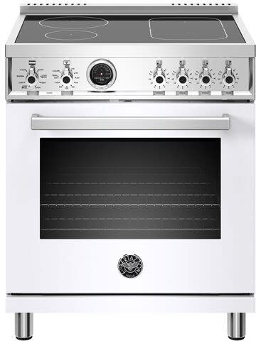 Bertazzoni PROF304INSBIT Professional Series 30 Inch Freestanding Induction Range with 4 Heating Zones