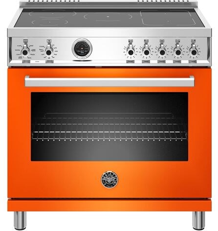 Bertazzoni PROF365INSART Professional Series 36 Inch Freestanding Induction Range with 5 Element Burners