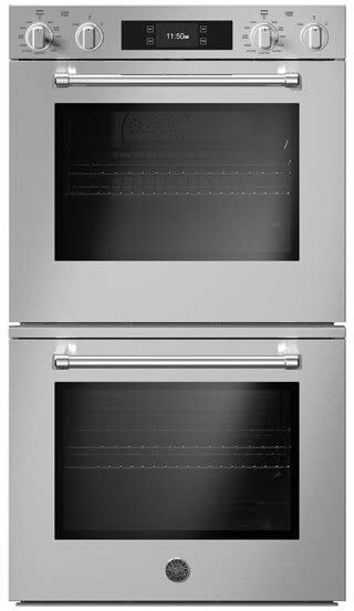 Bertazzoni MAST30FDEXT Master Series 30 Inch Double Convection Electric Wall Oven with 8.2 Cu. Ft. Total Capacity