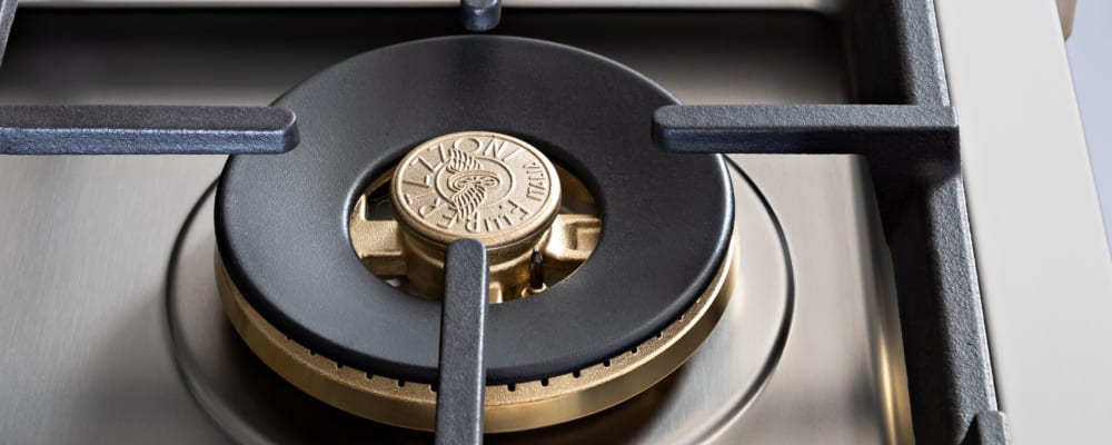 Bertazzoni MAST366RTBXT Master Series 36 Inch Natural Gas Range top with 6 Sealed Burners