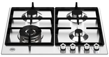 Bertazzoni PROF244CTXV Professional Series 24 Inch Gas Cooktop with 4 Sealed Burners