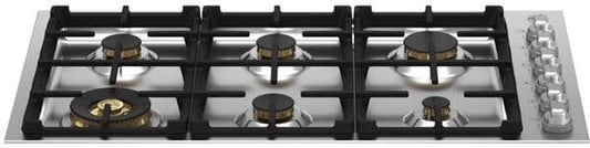 Bertazzoni MAST366QBXT Master Series 36 Inch Natural Gas Cooktop with 6 Sealed Burners