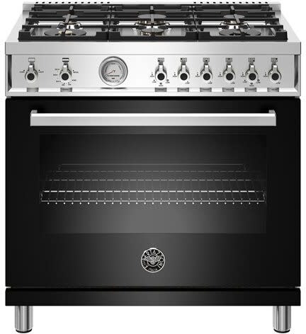 Bertazzoni PROF366GASNET Professional Series 36 Inch Freestanding All Gas Range with Natural Gas
