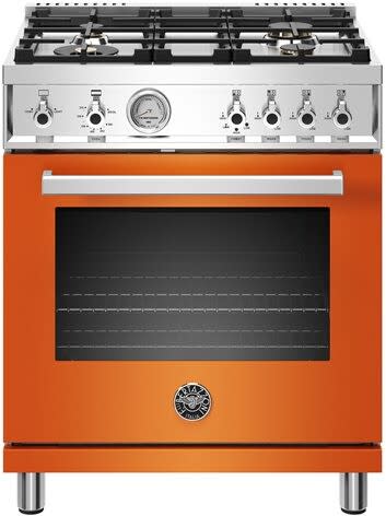 Bertazzoni PROF304GASART Professional Series 30 Inch Freestanding Gas Range with 4 Sealed Burners