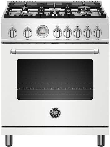 Bertazzoni MAST305GASBIE Master Series 30 Inch Gas Range with 5 Aluminium Burners