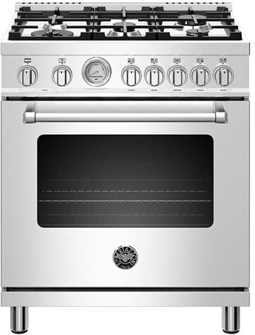 Bertazzoni MAST305DFMXE Master Series 30 Inch Freestanding Dual-Fuel Range