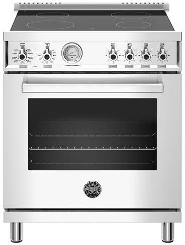 Bertazzoni PROF304CEMXE Professional Series 30 Inch Freestanding Electric Range with 4 Heating Zones