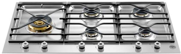 Bertazzoni PM365S0X Professional Series 36 Inch Natural Gas Cooktop with 5 Sealed Burners