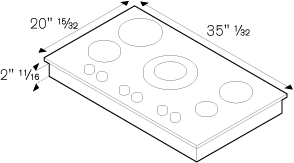 Bertazzoni PM365S0X Professional Series 36 Inch Natural Gas Cooktop with 5 Sealed Burners