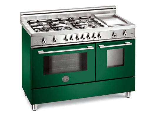 Bertazzoni X486GPIRVE Professional Series 48 Inch Pro-Style Dual-Fuel Range with 6 Sealed Burners