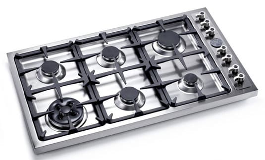 Bertazzoni D36600X Professional Series 36 Inch Drop-In Gas Cooktop with 6 Sealed Burners