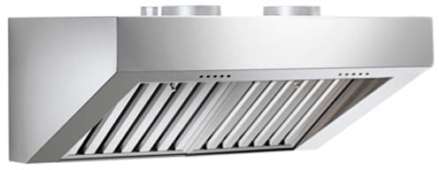 Bertazzoni K36HD2X Master Series 36 Inch Wall Mount Range Hood with 1200 CFM Dual Internal Blowers