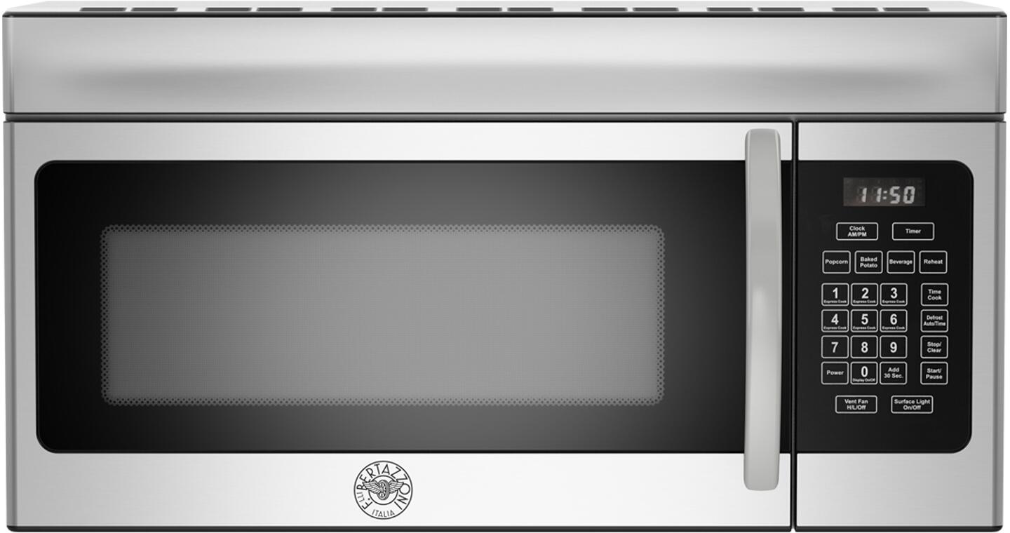 Bertazzoni KOTR30XT Professional Series 30 Inch Convection Over the Range Microwave Oven with 1.5 cu. ft. Capacity