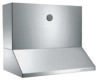 Bertazzoni KU36PRO1X Professional Series 36 Inch Wall Mount Canopy Range Hood with 600 CFM Internal Blower