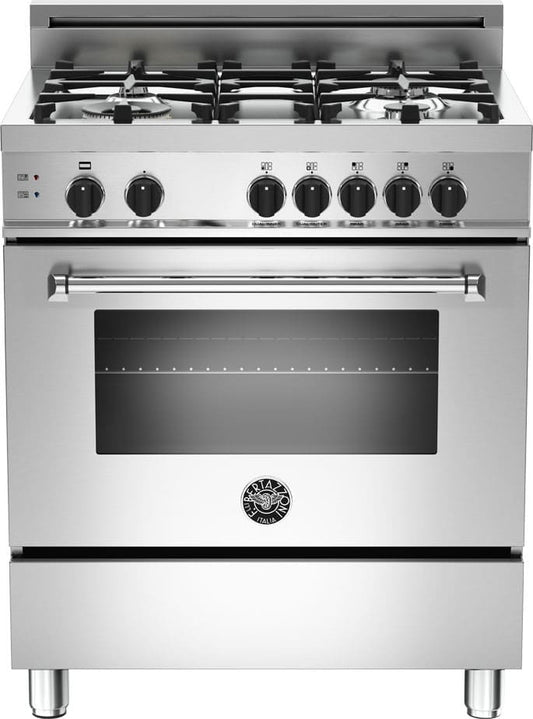 Bertazzoni MAS304GASXE Master Series 30 Inch Freestanding All Gas Range with Natural Gas