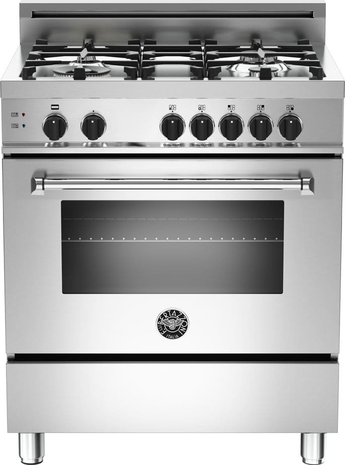 Bertazzoni MAS304GASXELP Master Series 30 Inch Freestanding All Gas Range with Liquid Propane Gas