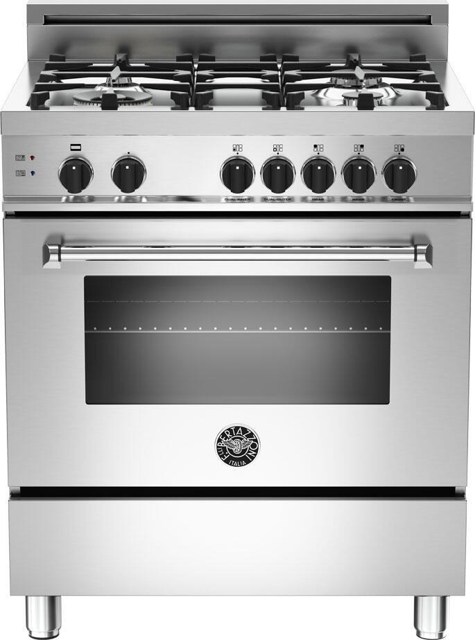 Bertazzoni MAS304GASXE/01 Master Series 30 Inch Pro-Style Gas Range with Convection