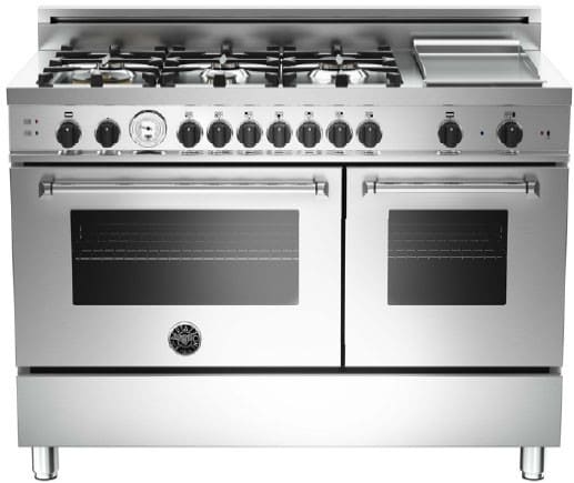 Bertazzoni MAS486GGASXT Master Series 48 Inch Freestanding All Gas Range with Natural Gas