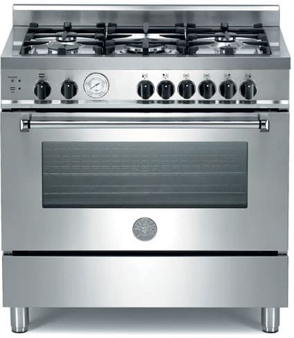 Bertazzoni A365GGVXS Master Series 36 Inch Deluxe Pro-Style Gas Range with 5 Sealed Burners