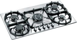 Bertazzoni P34500X Modular Series 34 Inch Gas Cooktop with 5 Sealed Burners and Safety System