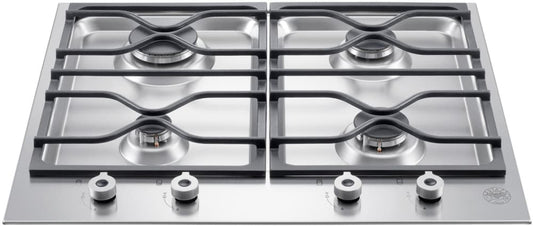 Bertazzoni PM24400X Professional Series 24 Inch Gas Cooktop with 4 Sealed Aluminium Burners