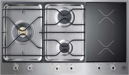 Bertazzoni PM363I0X Professional Series 36 Inch Natural Gas Cooktop with 3 Sealed Burners