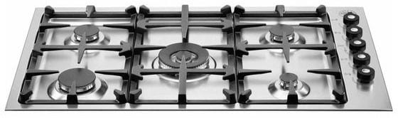 Bertazzoni Q36500X Professional Series 36 Inch Gas Cooktop with 5 Sealed Burners