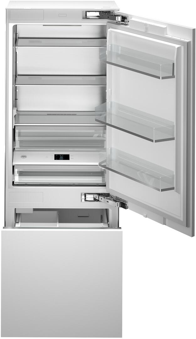 Bertazzoni REF30BMBZXNV Professional Series 30 Inch Counter Depth Bottom Freezer Refrigerator